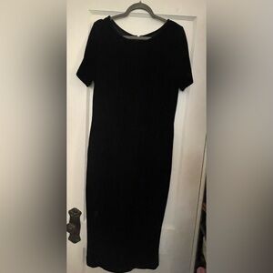 Unique Vintage Velvet Midi Dress